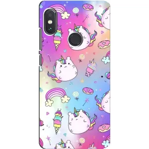 Чохол Unicorn на Xiaomi Redmi Note 5 (Веселка і Єдинорог)