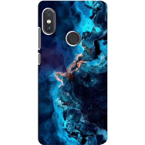 Чехол с рисунком «Синий мрамор» для Xiaomi Redmi Note 5 Чехол с рисунком «Синий мрамор» для Xiaomi Redmi Note 5