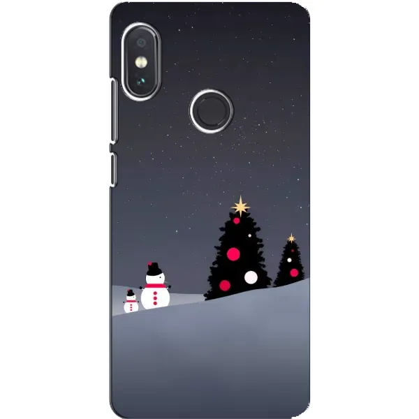 Чехол с рисунком «Снеговички» для Xiaomi Redmi Note 5 Чехол с рисунком «Снеговички» для Xiaomi Redmi Note 5