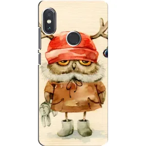 Чохли з принтом СОВИ для Xiaomi Redmi Note 5 (Сова у шапці)
