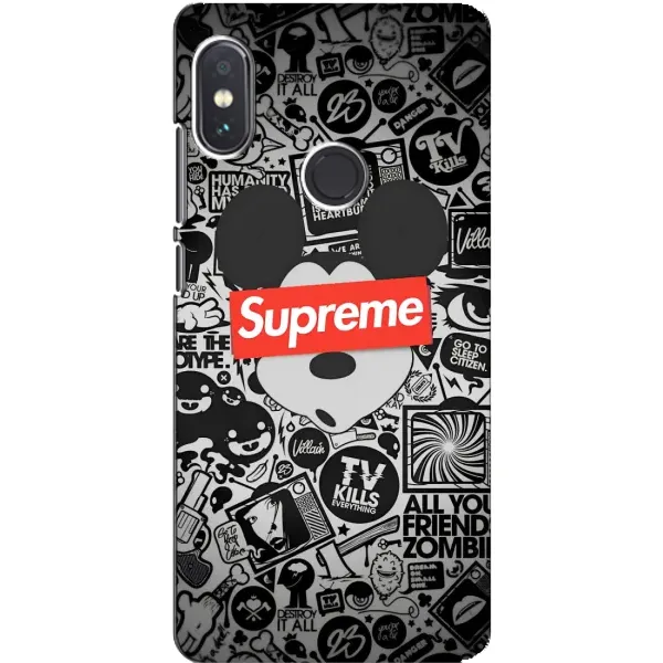 Чехол с рисунком «Supreme Маус» для Xiaomi Redmi Note 5 Чехол с рисунком «Supreme Маус» для Xiaomi Redmi Note 5
