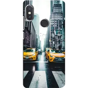 Силиконовый бампер (Работники) на Xiaomi Redmi Note 5 (Такси)