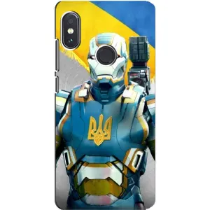 Силіконовий Чохол на Xiaomi Redmi Note 5 (Я-Україна) (Український робокоп)