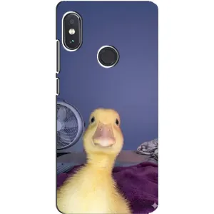 Бампер с принтом Мемы для Xiaomi Redmi Note 5 (Утка)