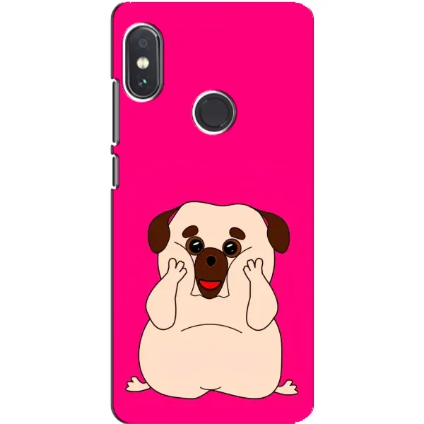 Чехол с рисунком «Веселый Мопсик» для Xiaomi Redmi Note 5 Чехол с рисунком «Веселый Мопсик» для Xiaomi Redmi Note 5