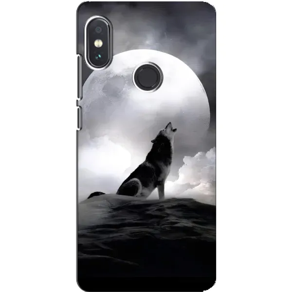 Чехол с рисунком «Волк и луна» для Xiaomi Redmi Note 5 Чехол с рисунком «Волк и луна» для Xiaomi Redmi Note 5