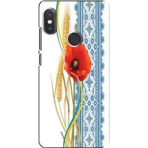 Силіконовый Чохол на Xiaomi Redmi Note 5 з картинкой Вишиванки (Вишиванка з квіткою)