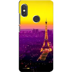 Чехол с Эйфелевой башней на Xiaomi Redmi Note 5 (Яркая башня)