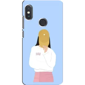 Силіконовый Чохол на Xiaomi Redmi Note 5 з картинкой Модных девушек (Жовта кепка)