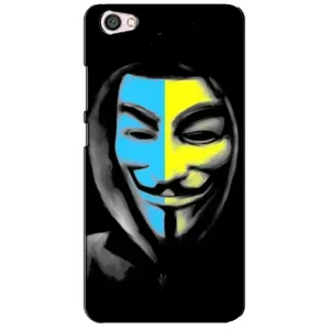 Чехол с Украинской символикой на Редми Нот 5А (Анонимус патриот)