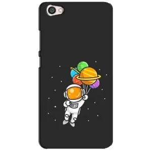 Силиконовый Чехол с принтом "Космонавты" на Xiaomi Redmi Note 5A (Космонавт с шариками)