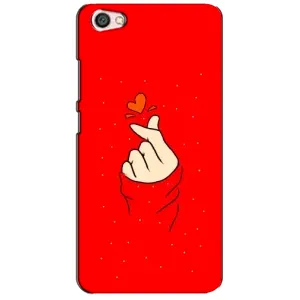 Чохол (Знак сердечка) для Xiaomi Redmi Note 5A (Сердечко на червоному)