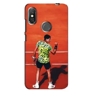 Чохли з прінтом Спортивна тематика для Xiaomi Redmi Note 6 Pro (Алькарас Тенісист)