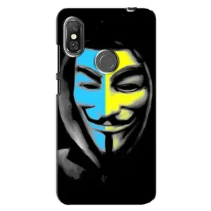 Чехол с Украинской символикой на Редми Нот 6 Про (Анонимус патриот)