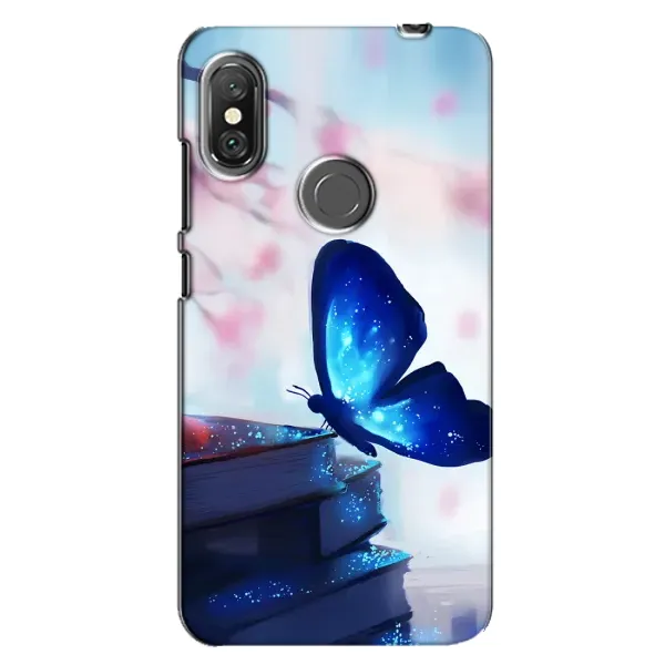 Чехол с рисунком «Бабочка синяя» для Xiaomi Redmi Note 6 Pro Чехол с рисунком «Бабочка синяя» для Xiaomi Redmi Note 6 Pro
