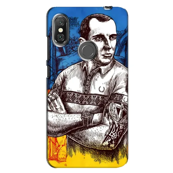 Чехол с рисунком «Бандера Патриот» для Xiaomi Redmi Note 6 Pro Чехол с рисунком «Бандера Патриот» для Xiaomi Redmi Note 6 Pro