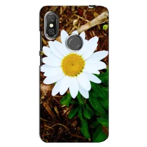 Чохол з ромашками на Xiaomi Redmi Note 6 Pro (Біла ромашка)