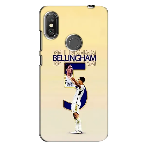 Чехол с рисунком «Беллингем ,Реал 5» для Xiaomi Redmi Note 6 Pro Чехол с рисунком «Беллингем ,Реал 5» для Xiaomi Redmi Note 6 Pro