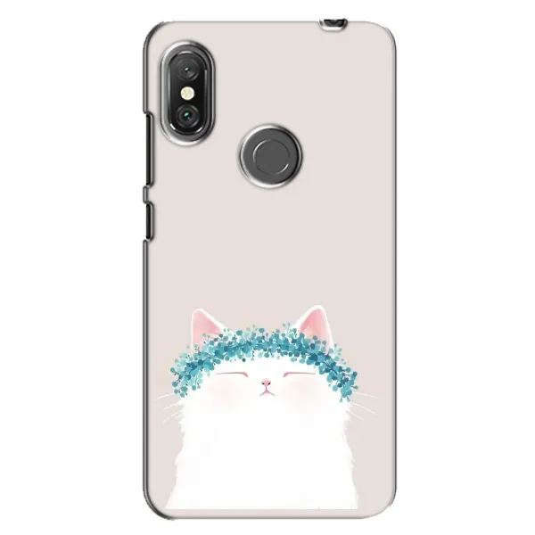 Чехол с рисунком «Белый котик» для Xiaomi Redmi Note 6 Pro Чехол с рисунком «Белый котик» для Xiaomi Redmi Note 6 Pro