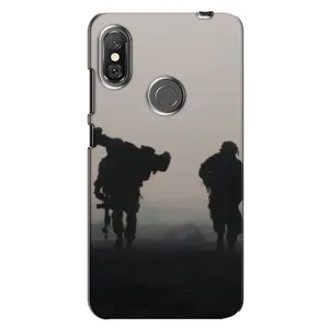 Чохли на військову тематику для Xiaomi Redmi Note 6 Pro (Бій солдат)