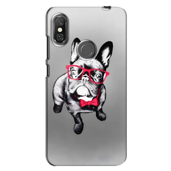Чехол с рисунком «Бульдог в очках» для Xiaomi Redmi Note 6 Pro Чехол с рисунком «Бульдог в очках» для Xiaomi Redmi Note 6 Pro