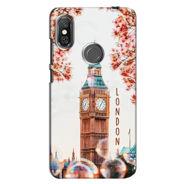 Чехол с рисунком «Часы Лондон» для Xiaomi Redmi Note 6 Pro Чехол с рисунком «Часы Лондон» для Xiaomi Redmi Note 6 Pro