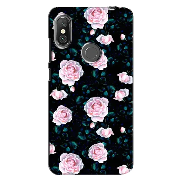 Чехол с рисунком «Чайные розы» для Xiaomi Redmi Note 6 Pro Чехол с рисунком «Чайные розы» для Xiaomi Redmi Note 6 Pro