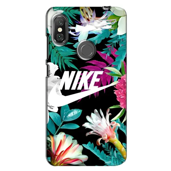 Чехол с рисунком «Цветочный Nike» для Xiaomi Redmi Note 6 Pro Чехол с рисунком «Цветочный Nike» для Xiaomi Redmi Note 6 Pro