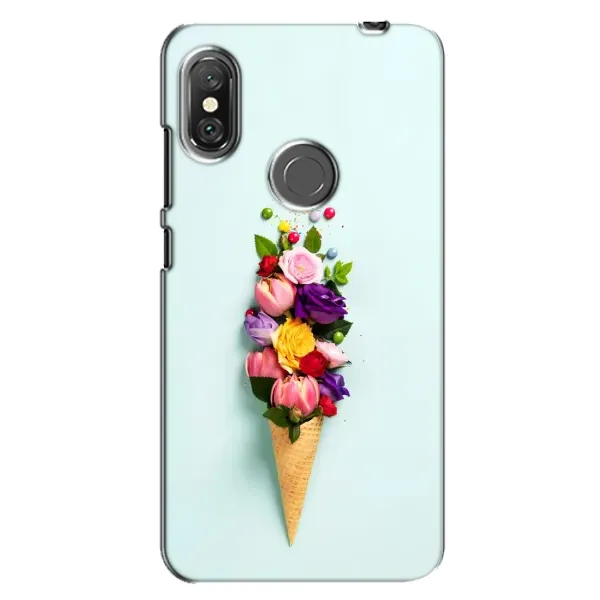 Чохол з малюнком «Квітка-морозиво» для Xiaomi Redmi Note 6 Pro Чохол з малюнком «Квітка-морозиво» для Xiaomi Redmi Note 6 Pro