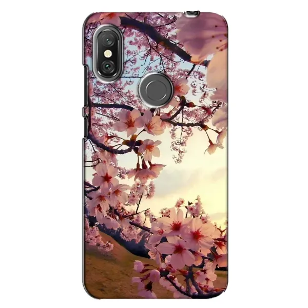 Чехол с рисунком «Цветущая сакура» для Xiaomi Redmi Note 6 Pro Чехол с рисунком «Цветущая сакура» для Xiaomi Redmi Note 6 Pro