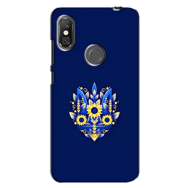 Чехол с рисунком «Цветущий Герб» для Xiaomi Redmi Note 6 Pro