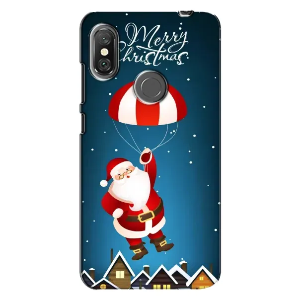 Чехол с рисунком «Дед Мороз» для Xiaomi Redmi Note 6 Pro