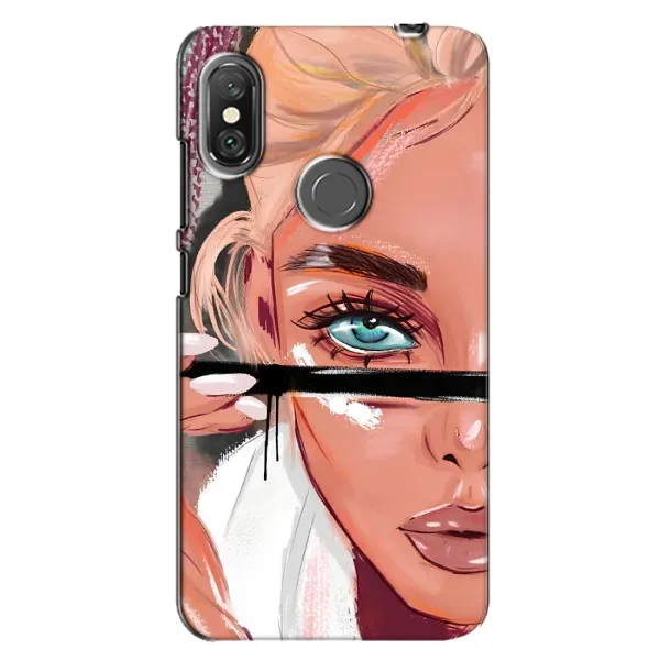 Чехол с рисунком «Девушка и ресницы» для Xiaomi Redmi Note 6 Pro Чехол с рисунком «Девушка и ресницы» для Xiaomi Redmi Note 6 Pro