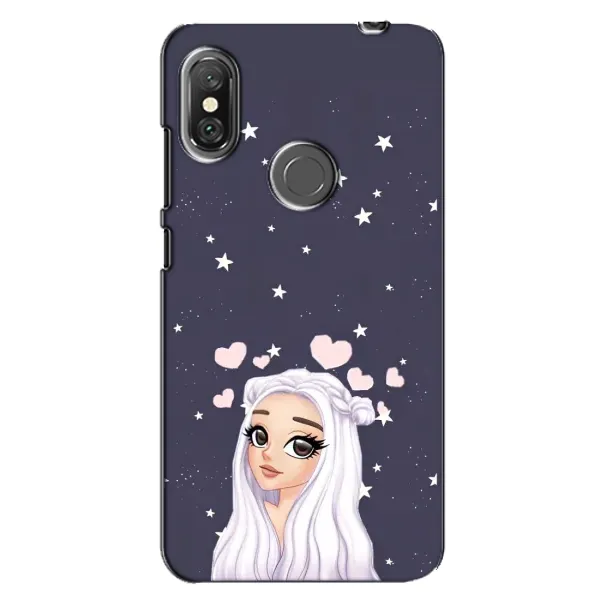 Чохол з малюнком «Дівчина та серця» для Xiaomi Redmi Note 6 Pro Чохол з малюнком «Дівчина та серця» для Xiaomi Redmi Note 6 Pro