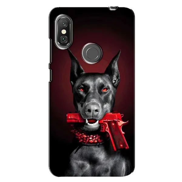 Чехол с рисунком «Доберман злой» для Xiaomi Redmi Note 6 Pro Чехол с рисунком «Доберман злой» для Xiaomi Redmi Note 6 Pro