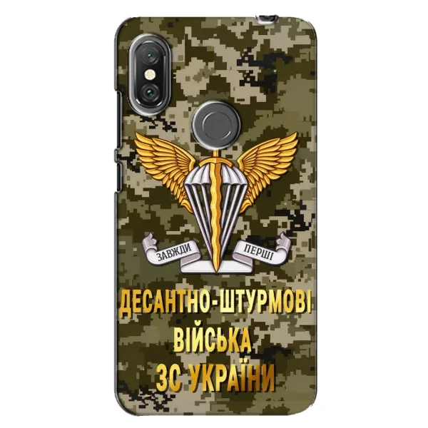 Чехол с рисунком «ДШВ ЗСУ» для Xiaomi Redmi Note 6 Pro Чехол с рисунком «ДШВ ЗСУ» для Xiaomi Redmi Note 6 Pro