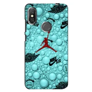 Силіконовый Чохол Nike Air Jordan на Редмі Нот 6 Про (Джордан Найк)