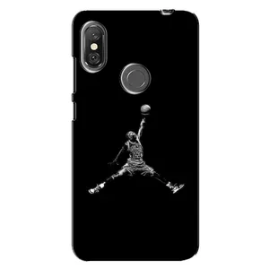 Силіконовый Чохол Nike Air Jordan на Редмі Нот 6 Про (Джордан)