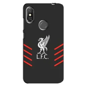 Силиконовые Чехлы принт Футбол на Xiaomi Redmi Note 6 Pro (Эмблема Liverpool)