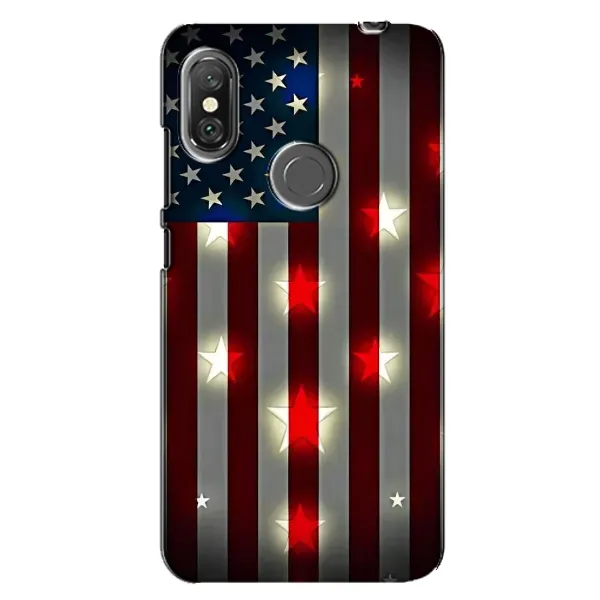 Чехол с рисунком «Флаг США 2» для Xiaomi Redmi Note 6 Pro