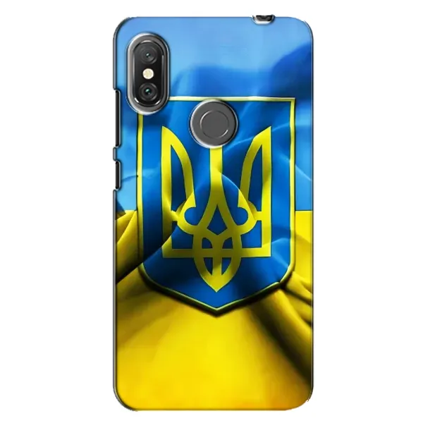 Чехол с рисунком «Герб и Флаг Украины» для Xiaomi Redmi Note 6 Pro