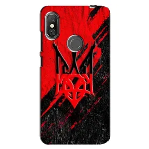Чехол Укр Символика для Xiaomi Redmi Note 6 Pro (Герб Украины)