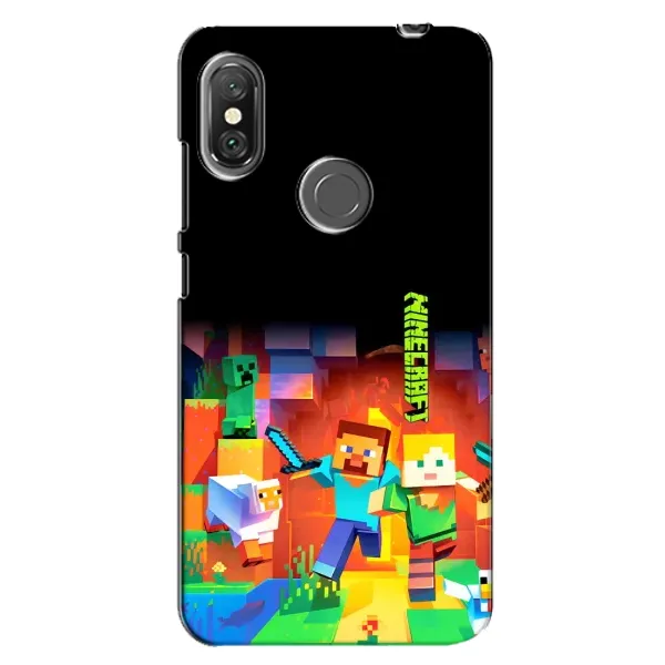 Чехол с рисунком «Герой Майнкрафт» для Xiaomi Redmi Note 6 Pro Чехол с рисунком «Герой Майнкрафт» для Xiaomi Redmi Note 6 Pro