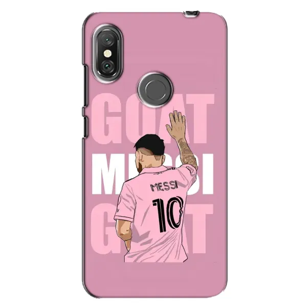 Чехол с рисунком «GOAT MESSI» для Xiaomi Redmi Note 6 Pro Чехол с рисунком «GOAT MESSI» для Xiaomi Redmi Note 6 Pro