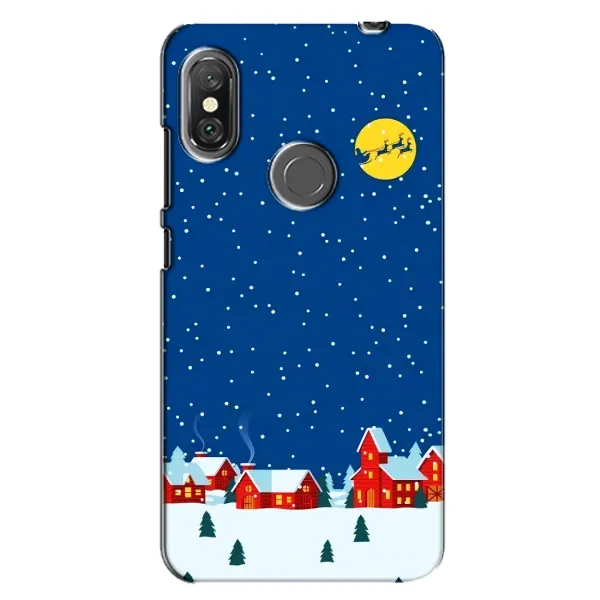 Чехол с рисунком «Город в снегу» для Xiaomi Redmi Note 6 Pro Чехол с рисунком «Город в снегу» для Xiaomi Redmi Note 6 Pro