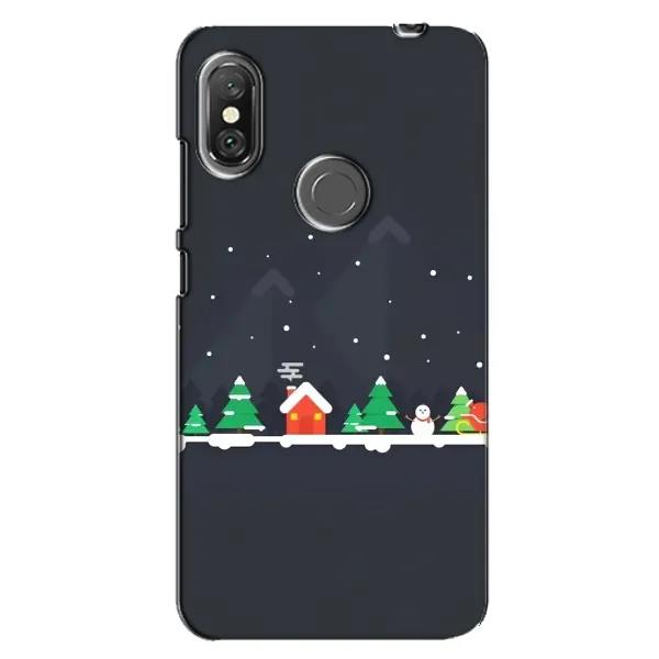 Чехол с рисунком «Город зимний» для Xiaomi Redmi Note 6 Pro Чехол с рисунком «Город зимний» для Xiaomi Redmi Note 6 Pro