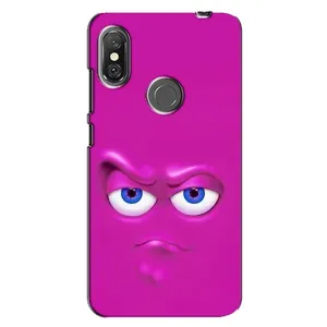 Силиконовые Чехлы (смешные стикеры) для Xiaomi Redmi Note 6 Pro (Хитрая мордочка)
