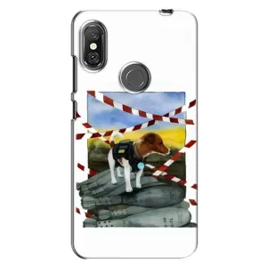 Чехол с принтом Собаки Патрон для Xiaomi Redmi Note 6 Pro (Храбрый Патрон)