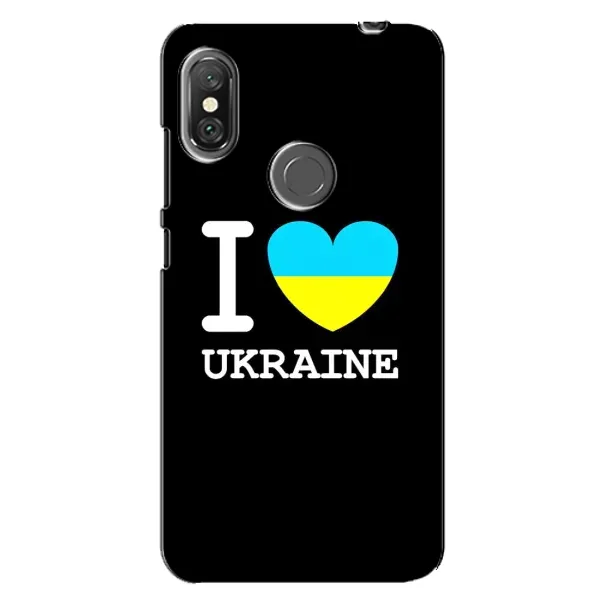 Чехол с рисунком «I Love Ukraine» для Xiaomi Redmi Note 6 Pro Чехол с рисунком «I Love Ukraine» для Xiaomi Redmi Note 6 Pro