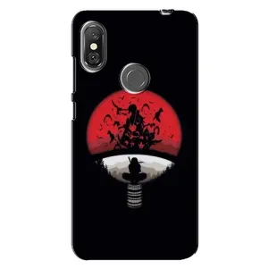 Чехлы с картинкой Итачи Учиха на Xiaomi Redmi Note 6 Pro (Итачи на черном)